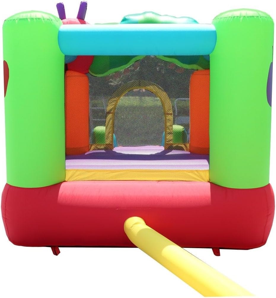 Caterpillar bounce house front view